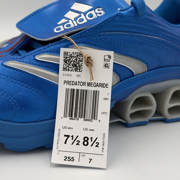 Adidas Men\'s Predator Megaride Metallic Blue Lifestyle New Shoes JI3515 size 7.5 main image 6